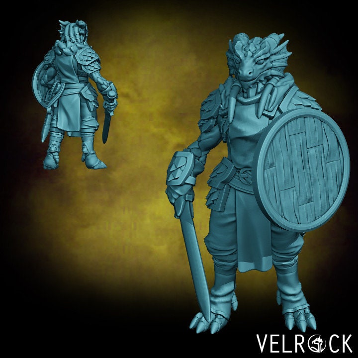 Dragonfolk Soldiers - Set 1 (5 Variants Available) - Velrock