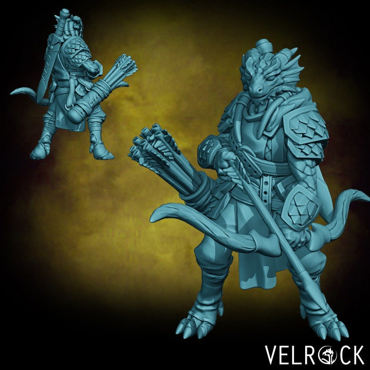 Dragonfolk Soldiers - Set 1 (5 Variants Available) - Velrock