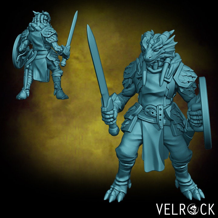 Dragonfolk Soldiers - Set 1 (5 Variants Available) - Velrock