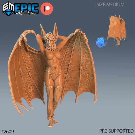 Bat Succubus (3 Variants Available) - Epic Miniatures