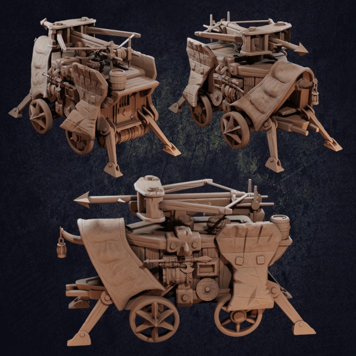 Dragon Hunter Wagon with Ballista - Dragon Trapper's Lodge