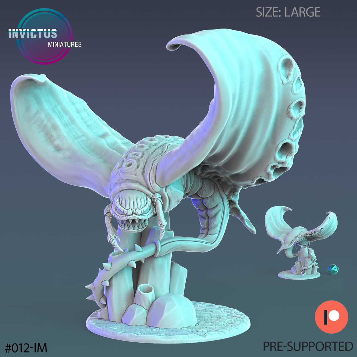Alien Hoard Alien Stingray (3 Variants Available) - Invictus Miniatures – Couatl's ...