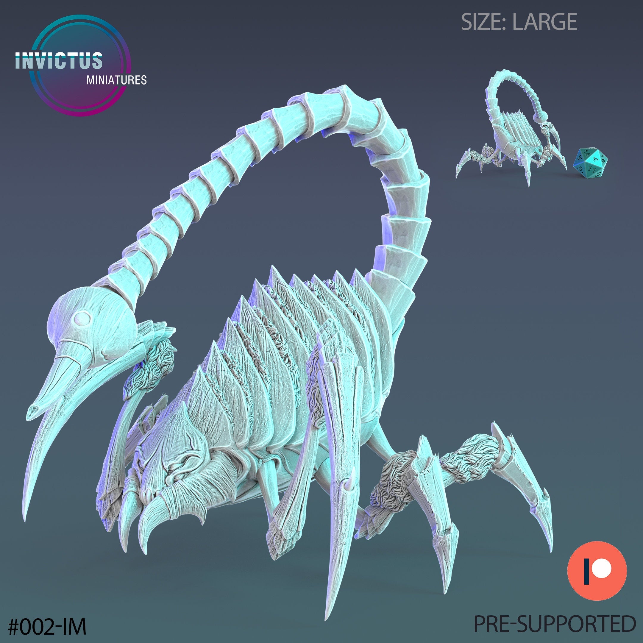 Alien Hoard Alien Crawler (3 Variants Available) - Invictus Miniatures – Couatl's Hoard