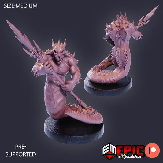 Fire Salamander (3 Variants) - Epic Miniatures