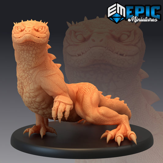Desert Lizard (2 Variants) - Epic Miniatures
