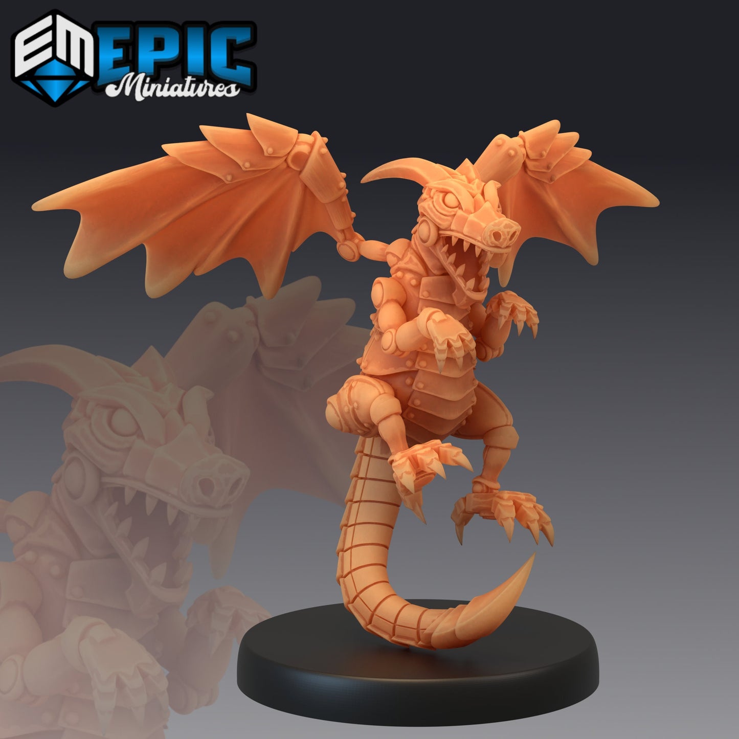 Dragon Whelp Construct (3 Variants) - Epic Miniatures