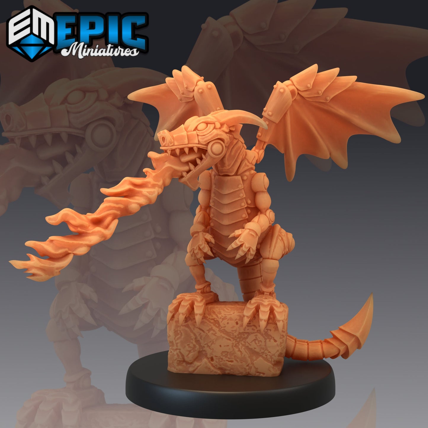 Dragon Whelp Construct (3 Variants) - Epic Miniatures