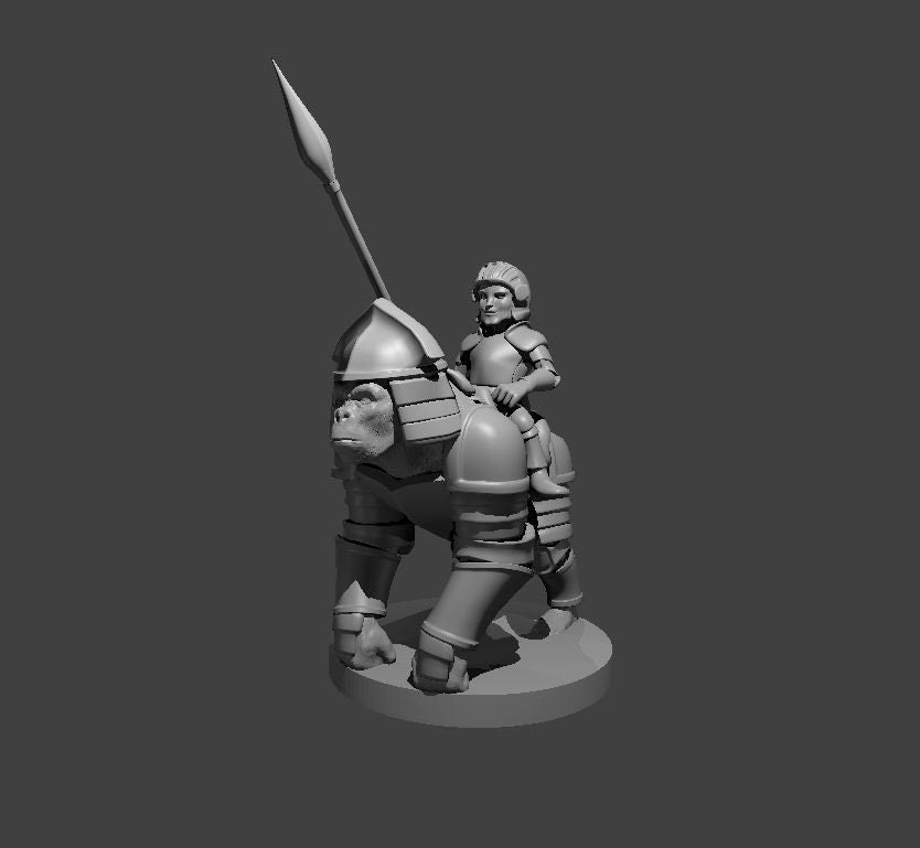 Halfling Fighter (2 Variants Available) - MZ4250
