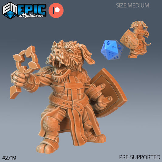 Dog Folk Tribe - Set 1 (4 Variants Available) - Epic Miniatures