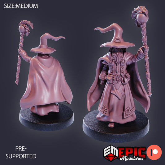 Gray Wizard (3 Variants) - Epic Miniatures