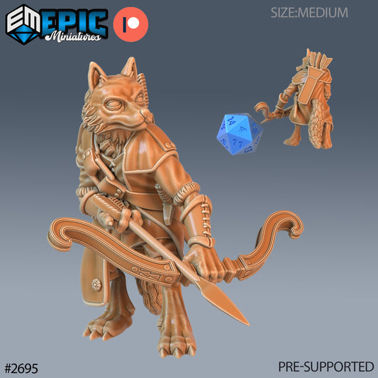 Fox Folk Tribe - Set 1 (4 Variants Available) - Epic Miniatures