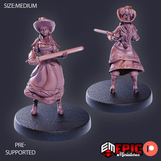 Lady Roseheart (3 Variants) - Epic Miniatures