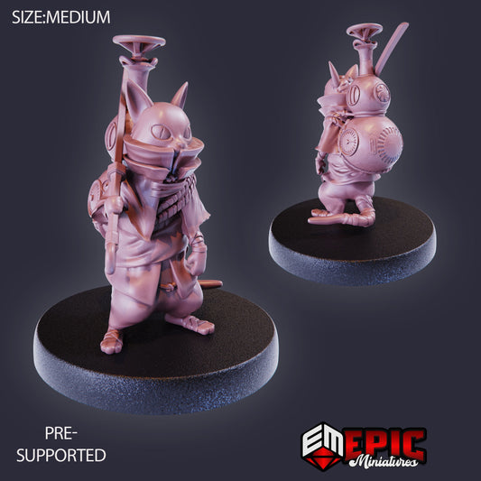 Wandering Neko (3 Variants Available) - Epic Miniatures