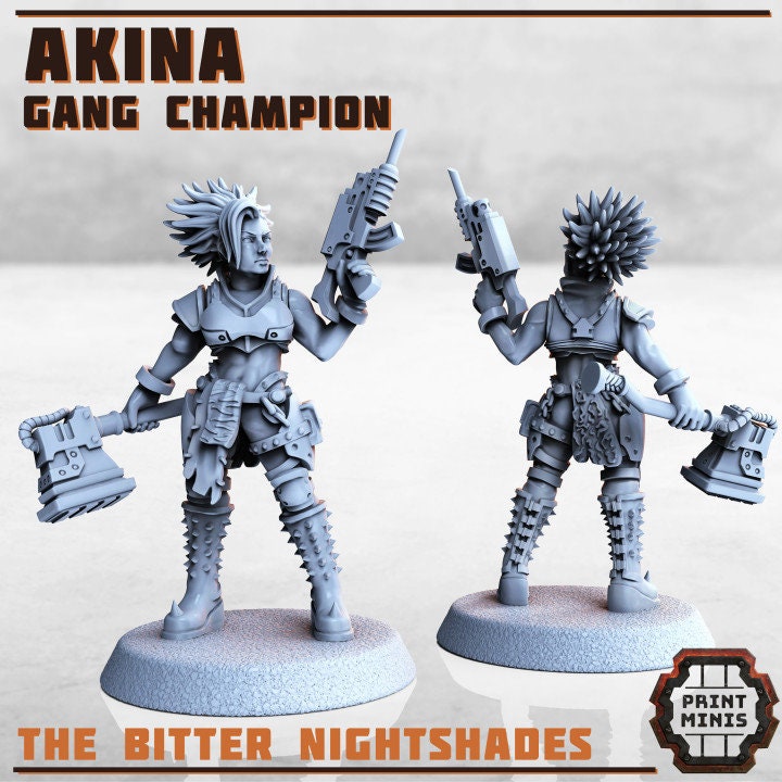 Akina - Female Champion - Print Minis