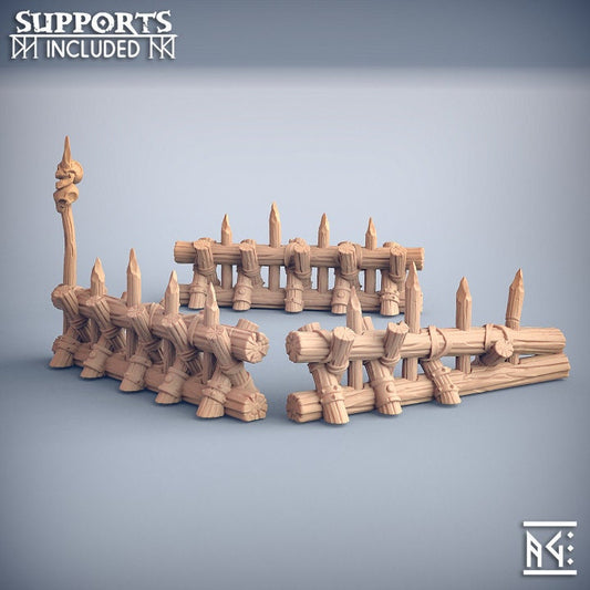 Gnoll Barricades - Terrain Kit - Artisan Guild