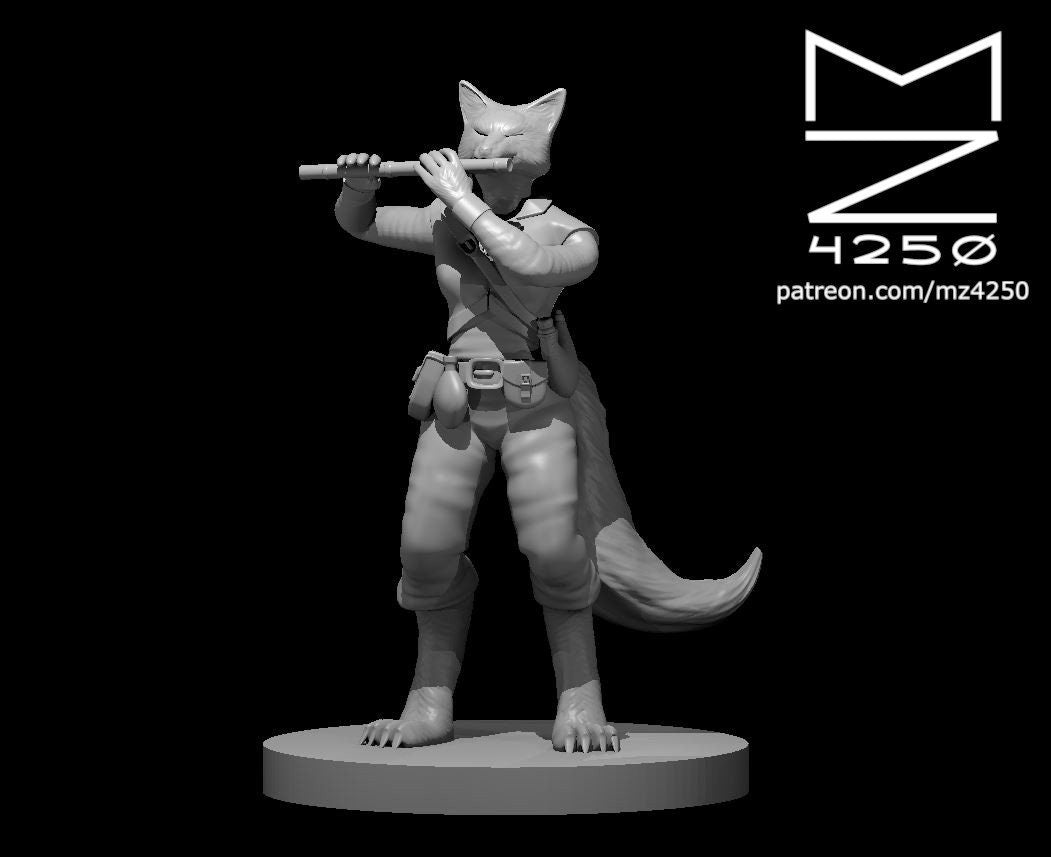 Kitsune Bard (3 Variants) - MZ4250