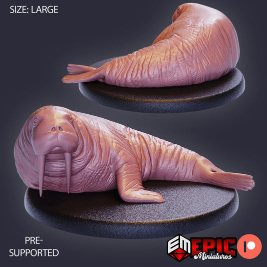 Walrus (3 Variants) - Epic Miniatures