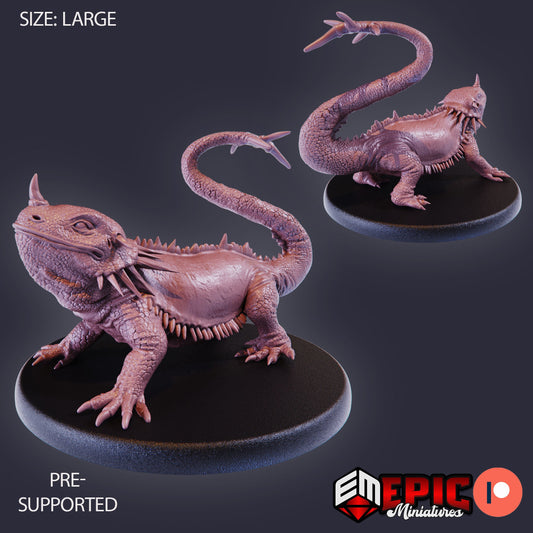 Giant Cave Lizard - Epic Miniatures