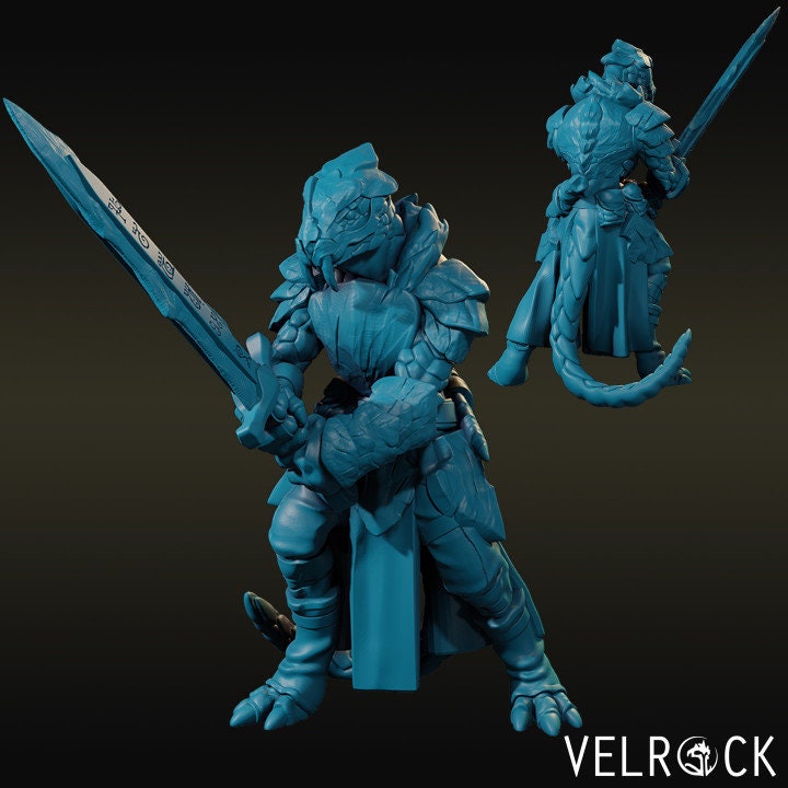 Lizardfolk Warrior Pack (4 Variants Available) - Velrock