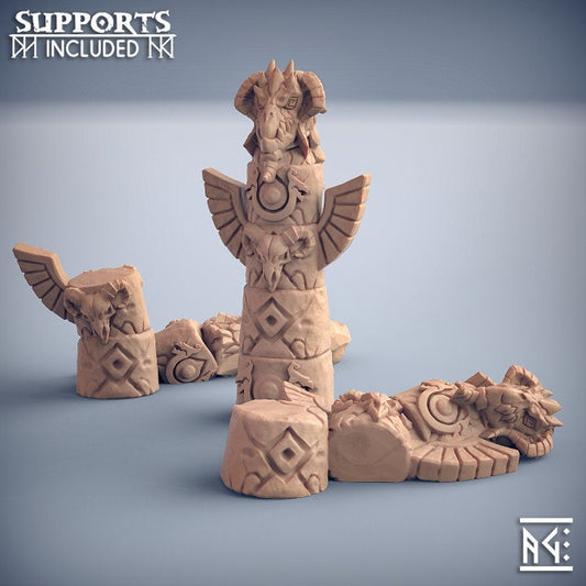 Dragonpeak Totems - Terrain Kit - Artisan Guild