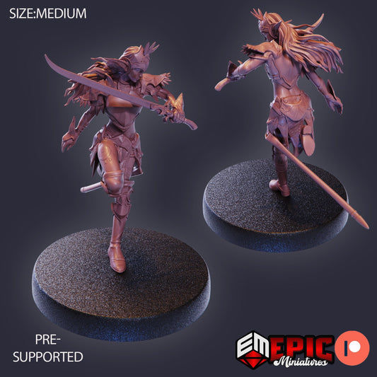 Elven Moon Runner (5 Variants) - Epic Miniatures