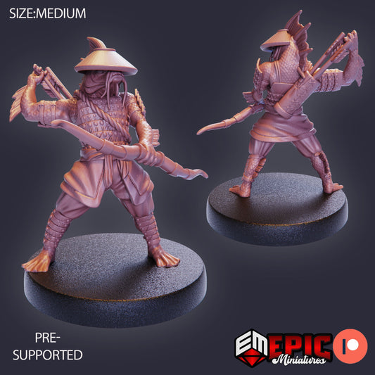 Fish Folk Koi Tribe - Set 2 (4 Variants) - Epic Miniatures