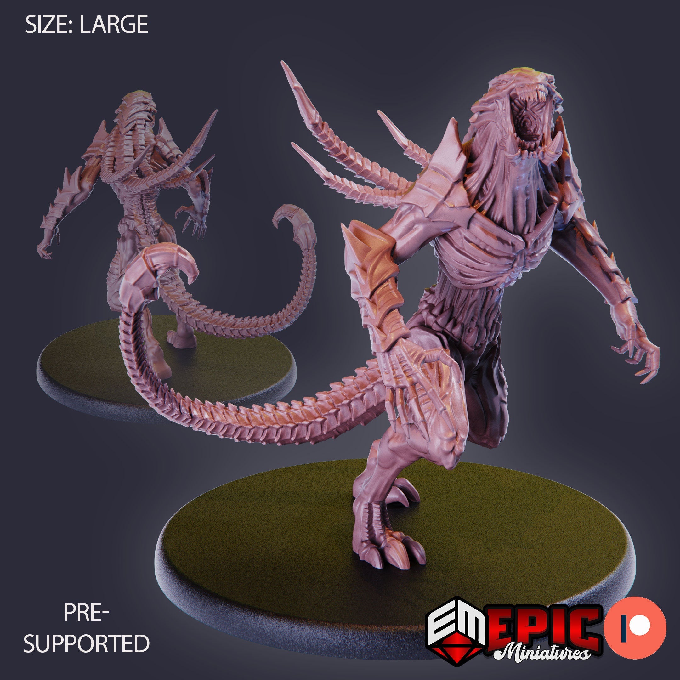 Alien Hoard Alien Beast (4 Variants) - Epic Miniatures – Couatl's Hoard