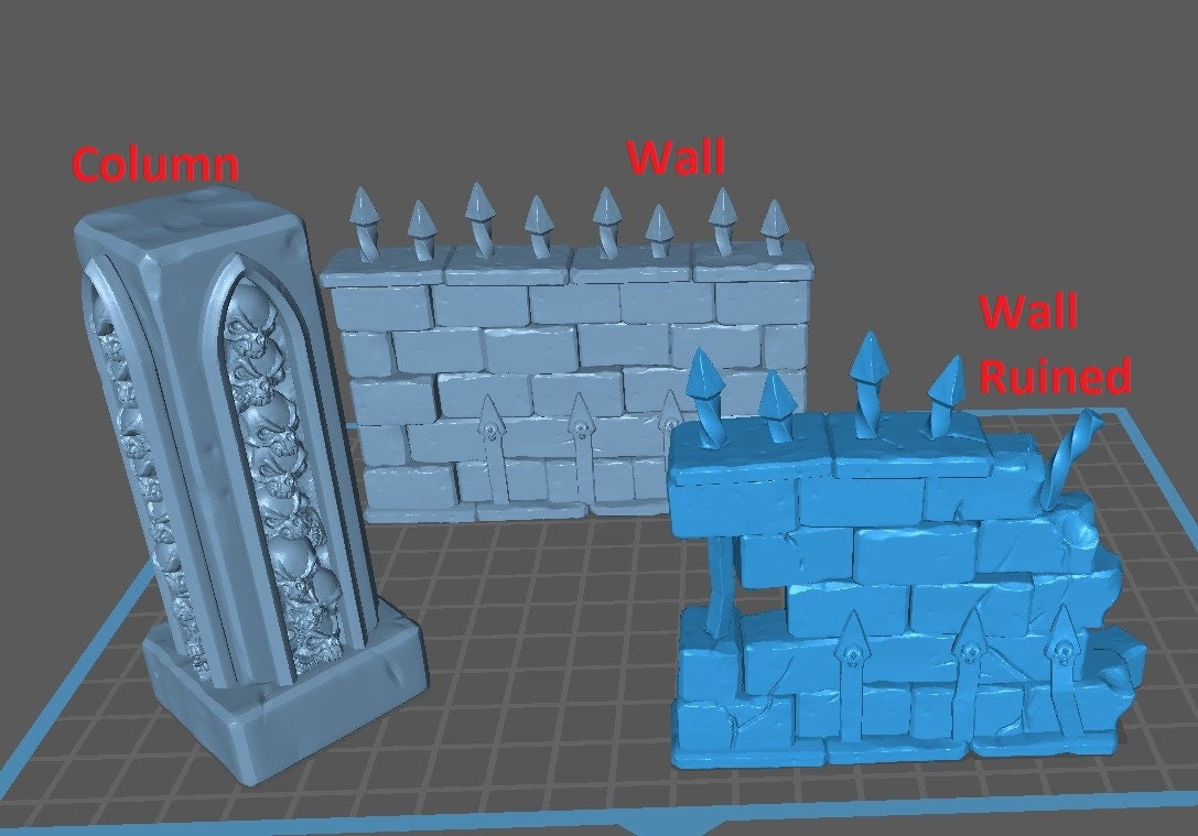 Graveyard Ruins - Terrain Kit - Artisan Guild