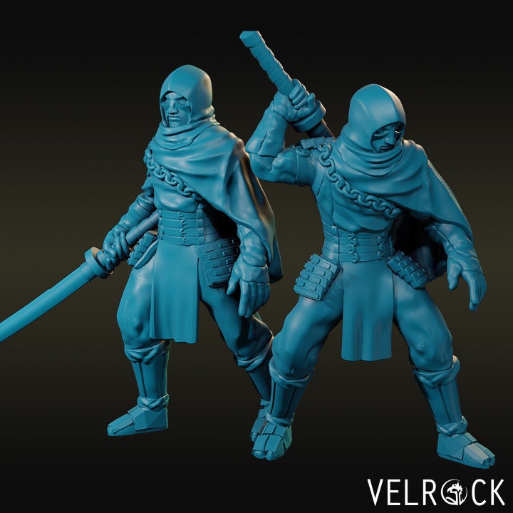 Masked Assassin with Katana (2 Variants Available) - Velrock