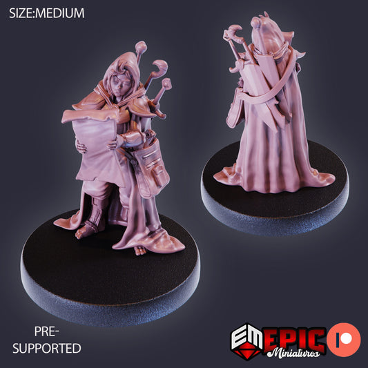 Halfling Rogue Set 1 (3 Variants Available) - Epic Miniatures