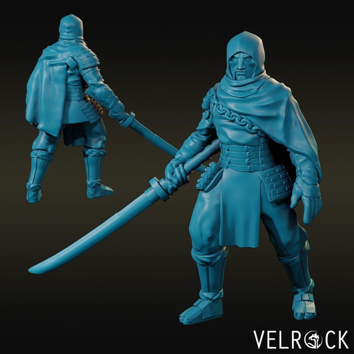 Masked Assassin with Katana (2 Variants Available) - Velrock