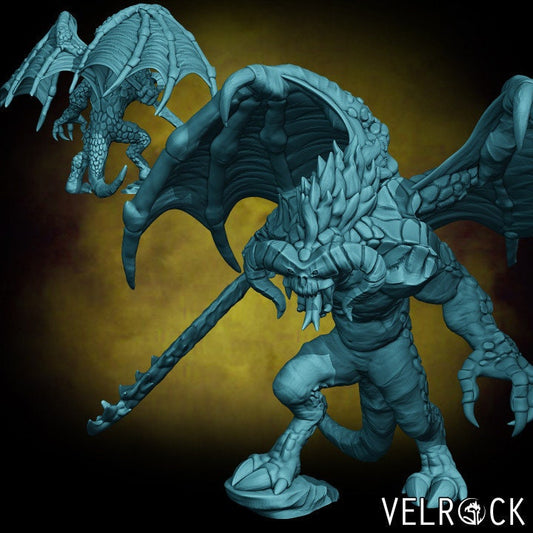 Fire Demon with Greatsword - Velrock