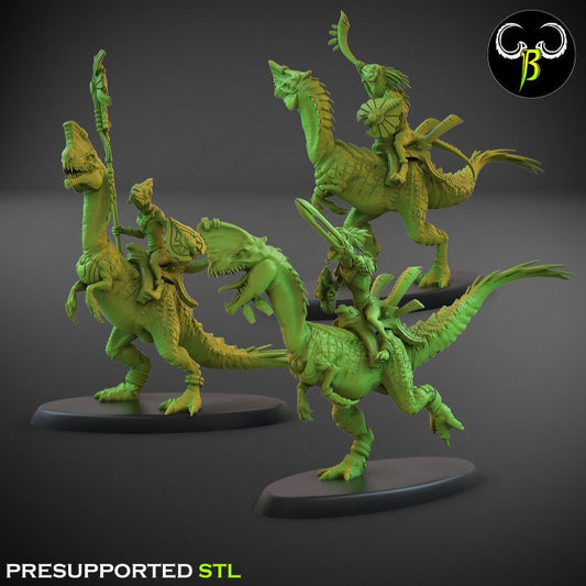 Nova Rider Squad 3 (6 Variants) - Clay Beast Creations