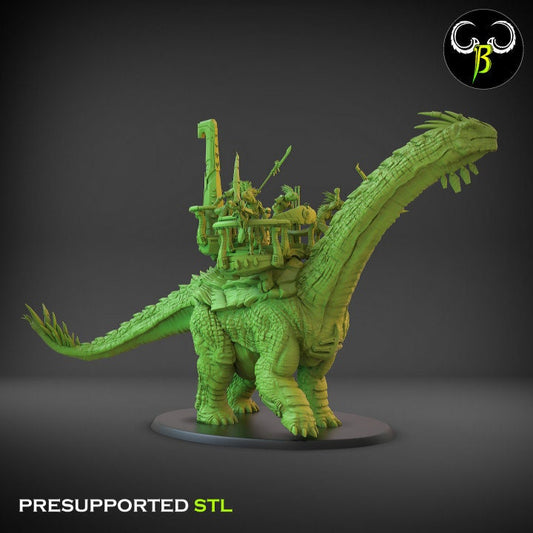 Titanodon (Modular Kit, 2 Variants Available) - Clay Beast Creations