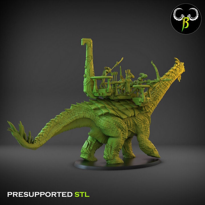 Titanodon (Modular Kit, 2 Variants Available) - Clay Beast Creations