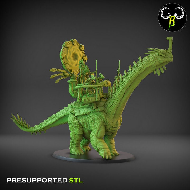 Titanodon (Modular Kit, 2 Variants Available) - Clay Beast Creations