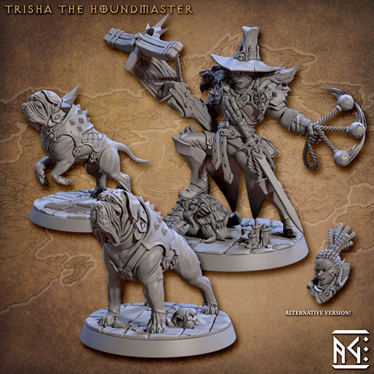 Trisha the Houndmaster (6 Variants Available) - Artisan Guild