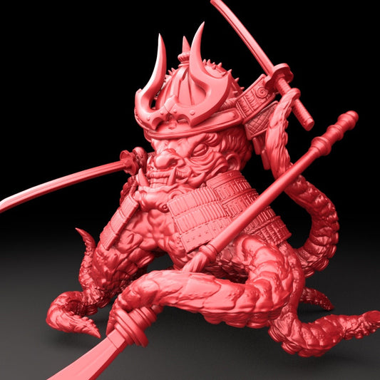 Octo Samurai (3 Poses Available) - Brayan Nafarrate