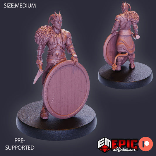 Devil Folk Barbarian (3 Variables Available) - Epic Miniatures