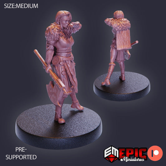 Barbarian Female - Epic Miniatures
