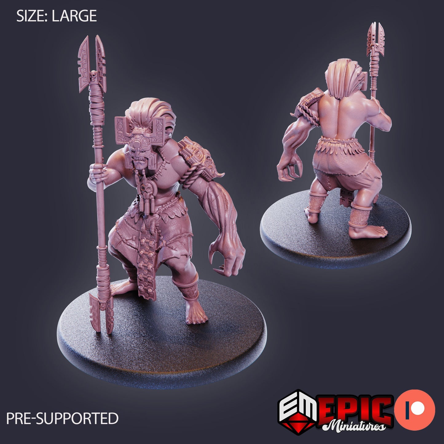 Giant Temple Guard (3 Variants Available) - Epic Miniatures