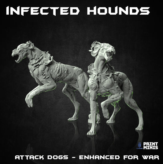 Infected Hound (2 Variants Available) - Printed Minis