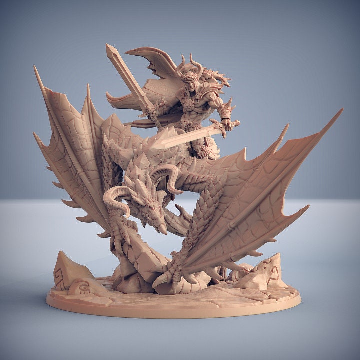 Krommir with Dragonpeak Wyvern Mount (Modular) - Artisan Guild