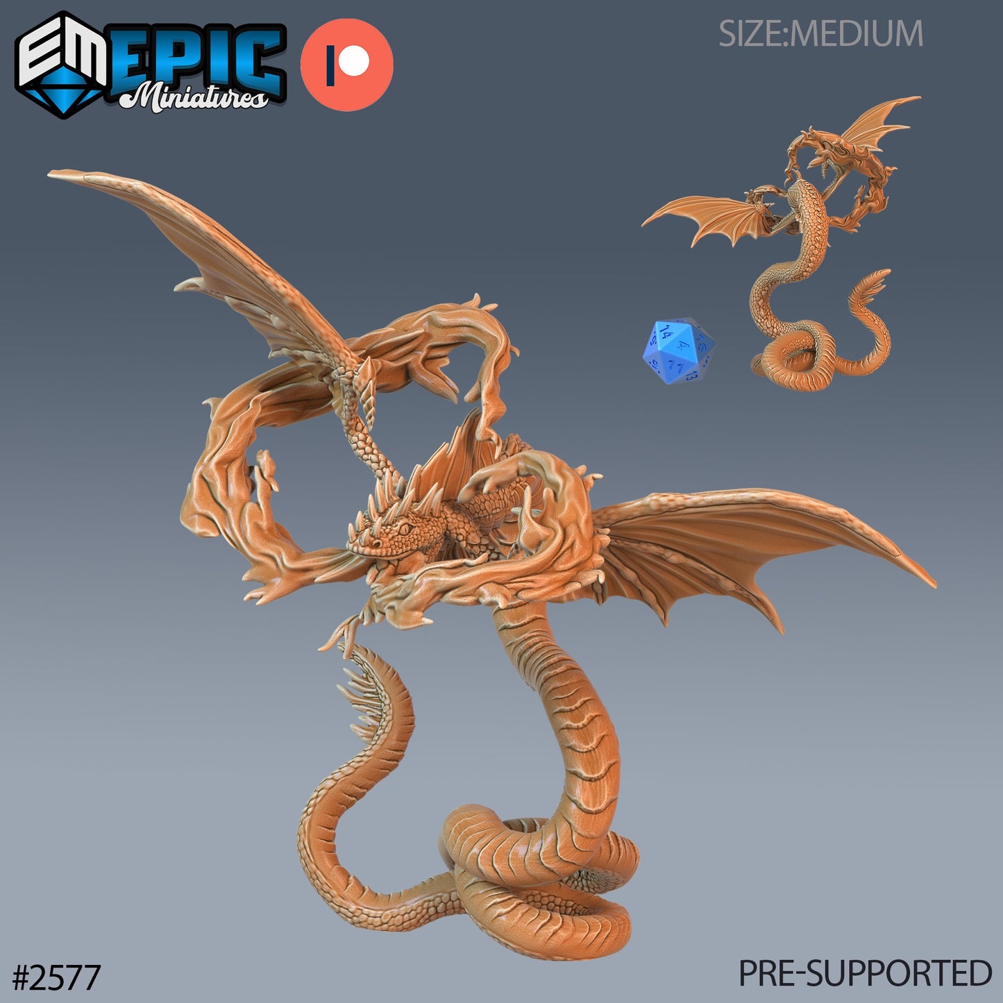 Flying Snake (4 Variants Available) - Epic Miniatures