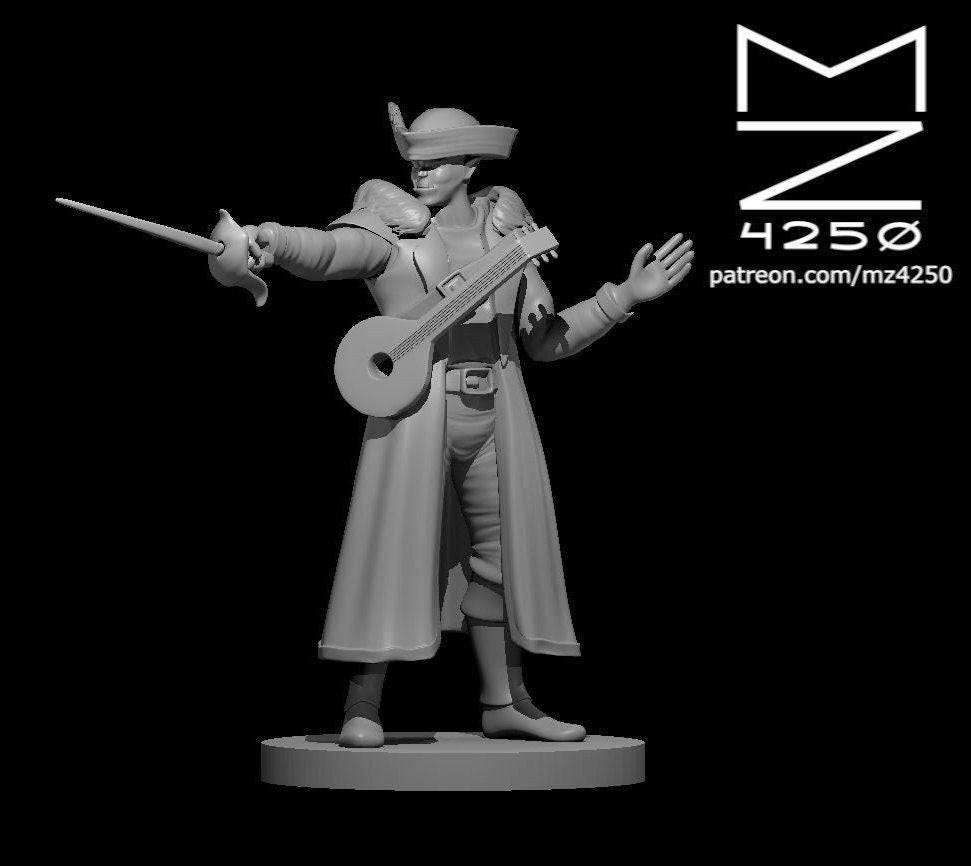 Half Orc Bard (3 Variants Available) - MZ4250