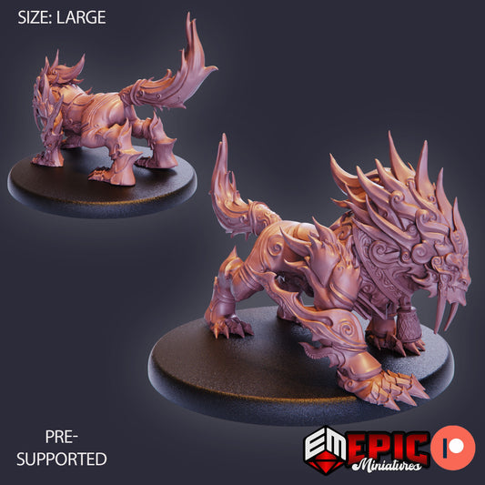 Guardian Fuu Tiger (4 Variants) - Epic Miniatures