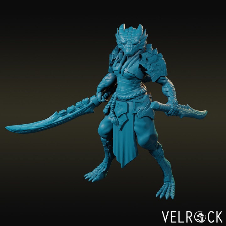 Dragonborn and Half-Dragon Samurai Clan (8 Variants Available) - Velrock