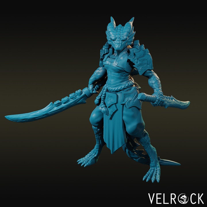 Dragonborn and Half-Dragon Samurai Clan (8 Variants Available) - Velrock