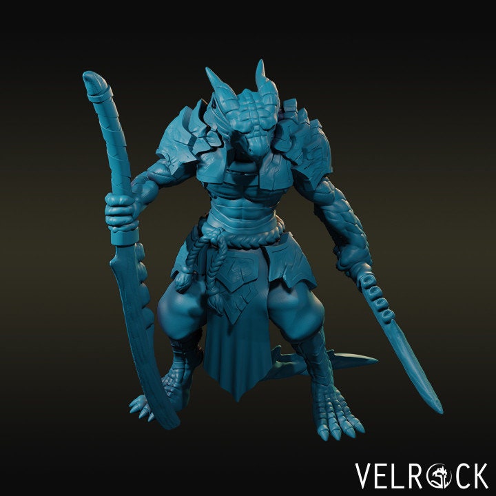 Dragonborn and Half-Dragon Samurai Clan (8 Variants Available) - Velrock