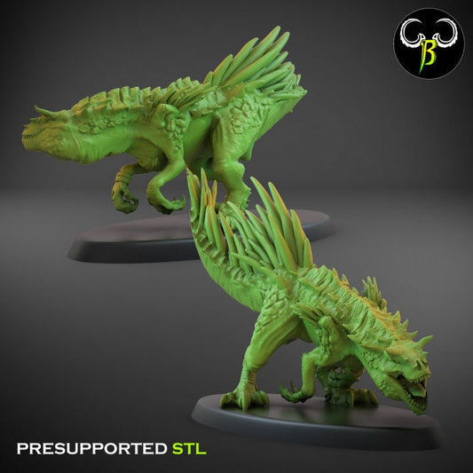Spinodon (4 Variants) - Clay Beast Creations